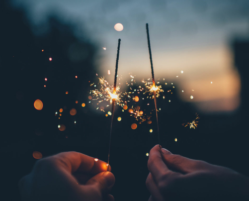 Nyttårsfeiring, stjerneskudd