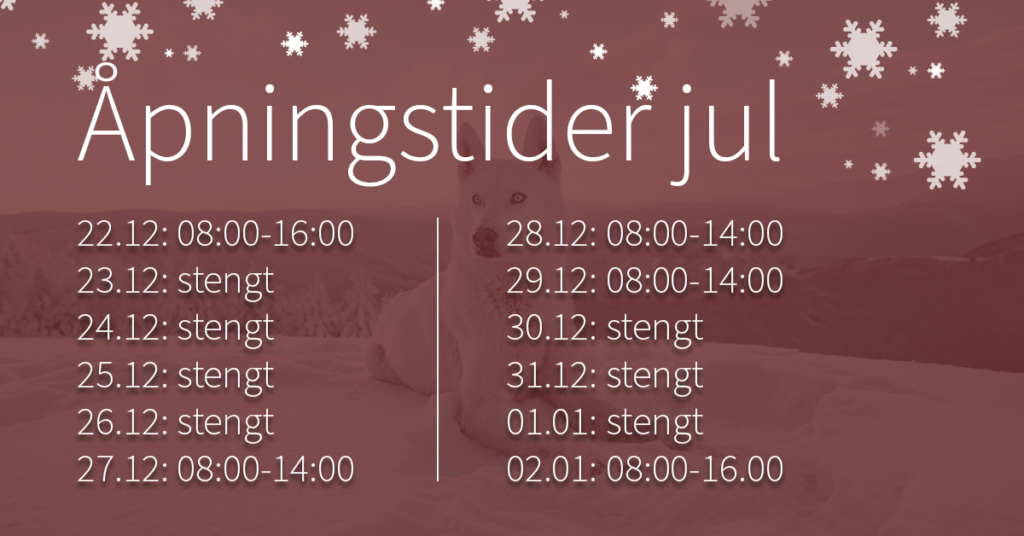 åpningstider jul 2023